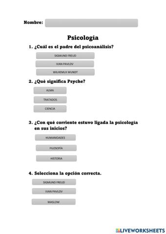 Historia de la Psicología