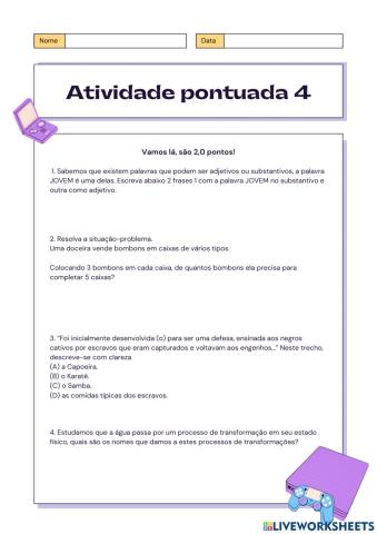 Atividade pontuada4