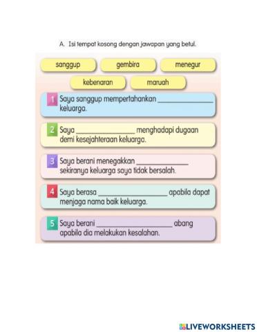 Berani Mempertahankan Nama Baik Keluarga