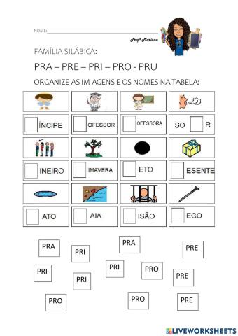 Palavras com PR