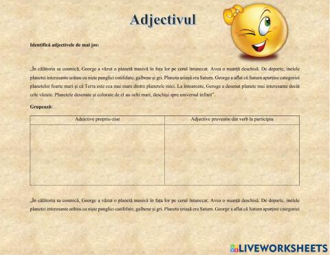 Adjectivul