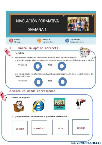 FICHA 9NO NIVELACION SEMANA1