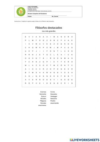 Filosofía