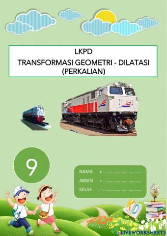 Lkpd transformasi geometri - dilatasi