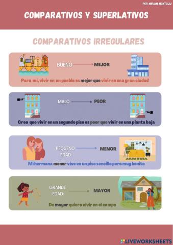 Los comparativos irregulares