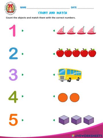 Count and match