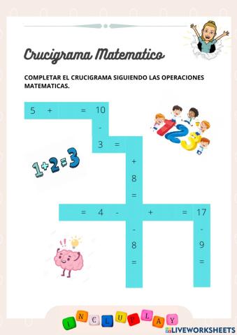 Crucigrama Matematico