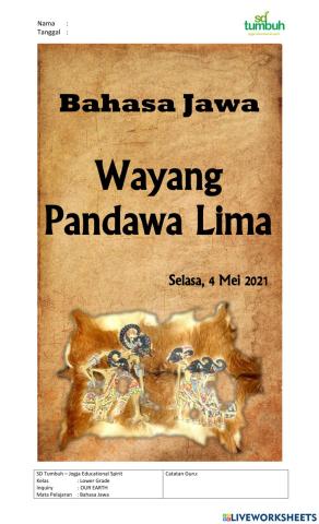 Tugas Wayang Pandawa c