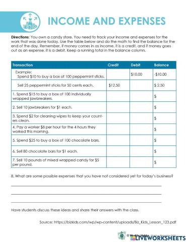 Wealthy Habits Income and Expenses