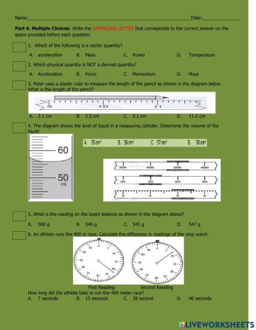 Measurements