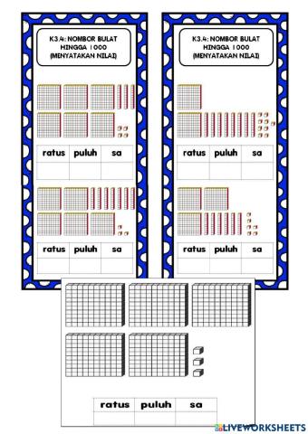 Nombor bulat hingga 1000