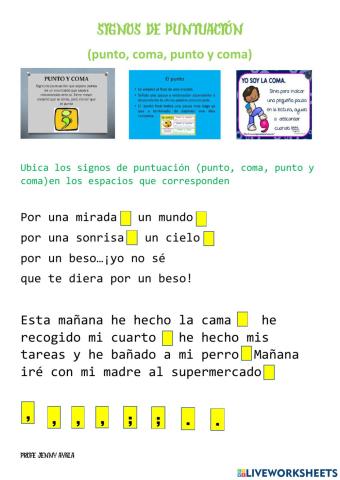 Signos de puntuación