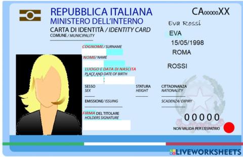 Carta di identità