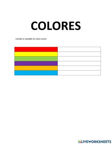 Colores