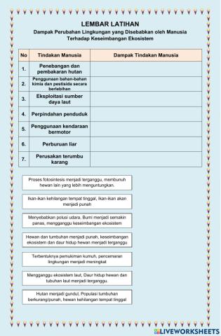 Lembar latihan