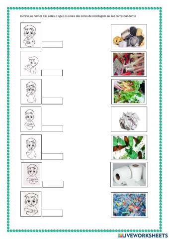 Meio ambiente -libras atividade 2