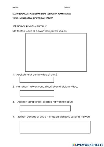 Menghargai kepentingan haiwan