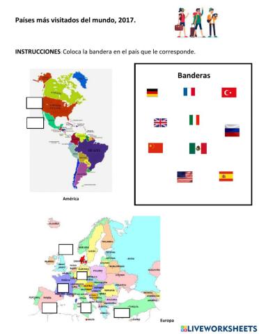 Países turísticos