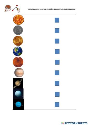 Planetas en inglés