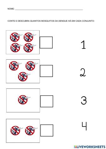 Dengue- número x quantidade