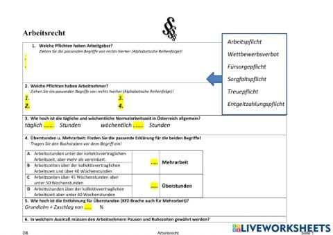 Arbeitsrecht