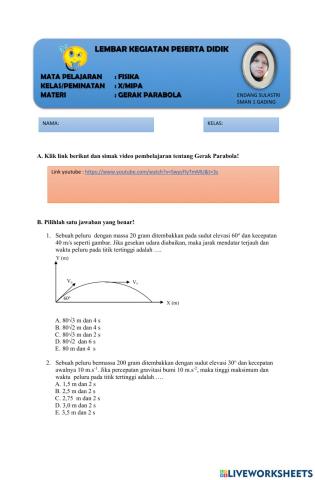 Gerak parabola