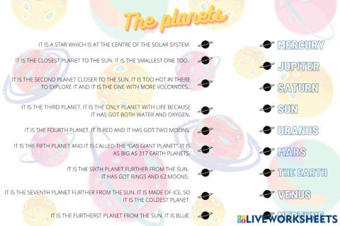 The planets