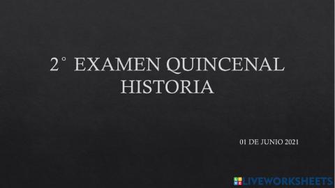 Examen historia