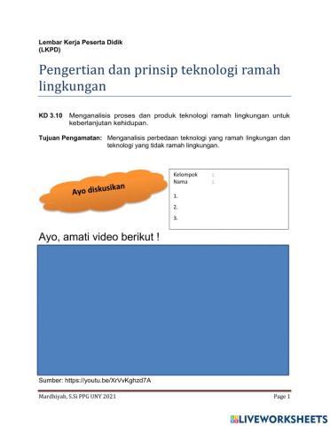 Pengertian dan Prinsip Teknologi Ramah Lingkungan