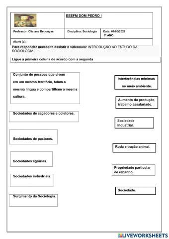 Introdução a sociologia