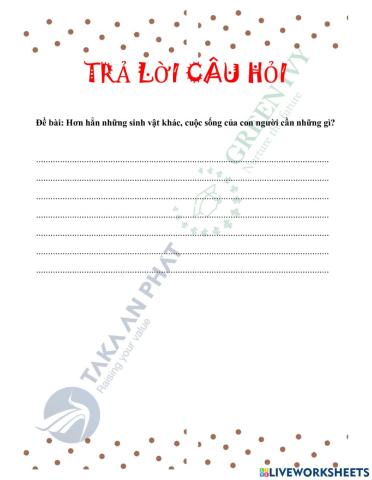 TE TN Lớp 4