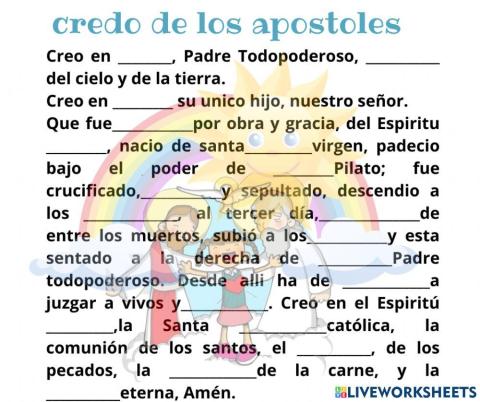 Credo de los apostoles