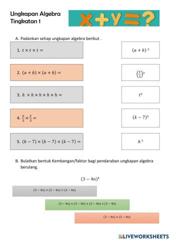 Generalisasi pendaraban ungkapan algebra