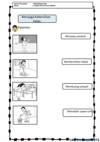 Bersihkan dan ceriakan kelas