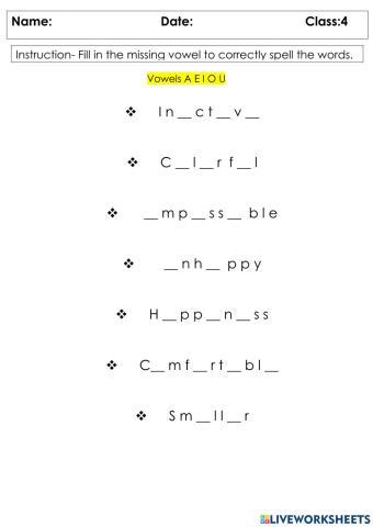 Spelling Words with Prefixes and Suffixes