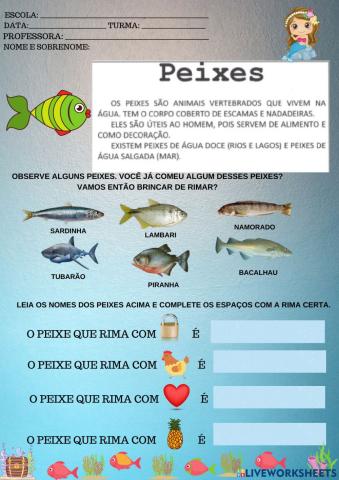 OS PEIXES