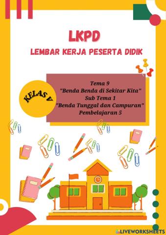 Lembar Kerja Peserta Didik Kelas 5