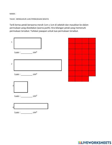 LUAS: Mengukur Luas Permukaan Sekata