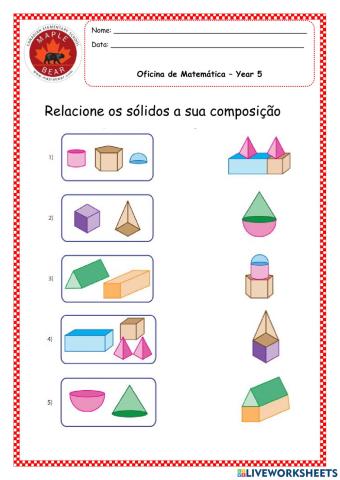 Sólidos geométricos composição