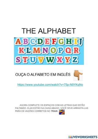 The alphabet