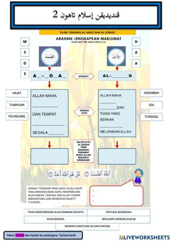 Pendidikan islam tahun 2