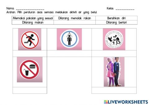 Peraturan asas- akuatik