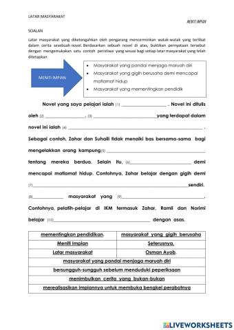 Meniti Impian (Latar Masyarakat)