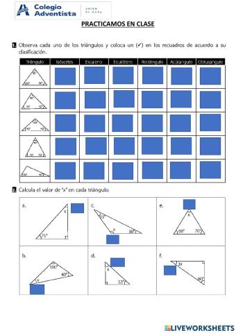 TRiángulos según sus ángulos