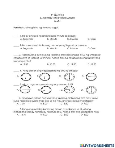 Math1 wt 4th qtr -4