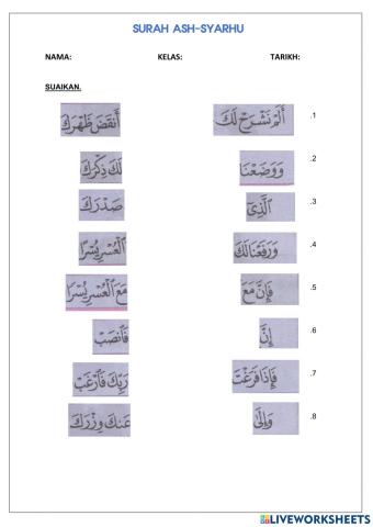 SURAH ASH-SHARHU