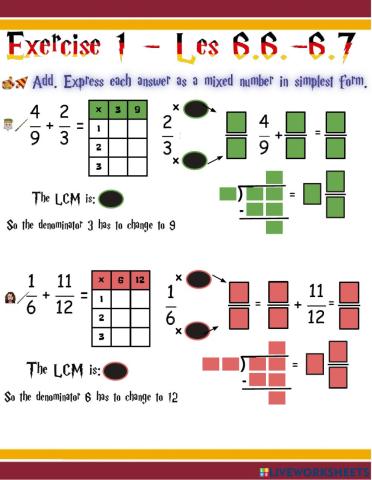 Exercise - 1 - les 6.6-6.7