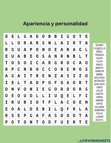 Apariencia y personalidad