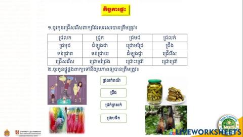 កិច្ចការផ្ទះ