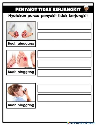 Punca penyakit tidak berjangkit